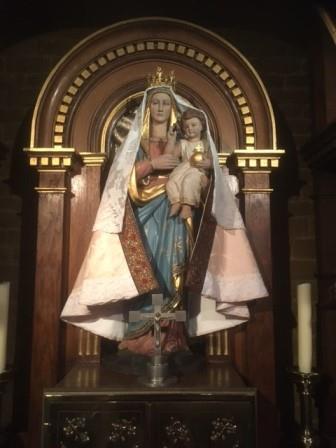 Our Lady of Walsingham statue - Church of Our Lady and St Anne